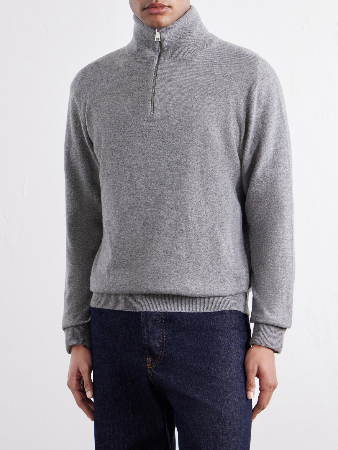 Heriot Half-Zip Cashmere Sweater