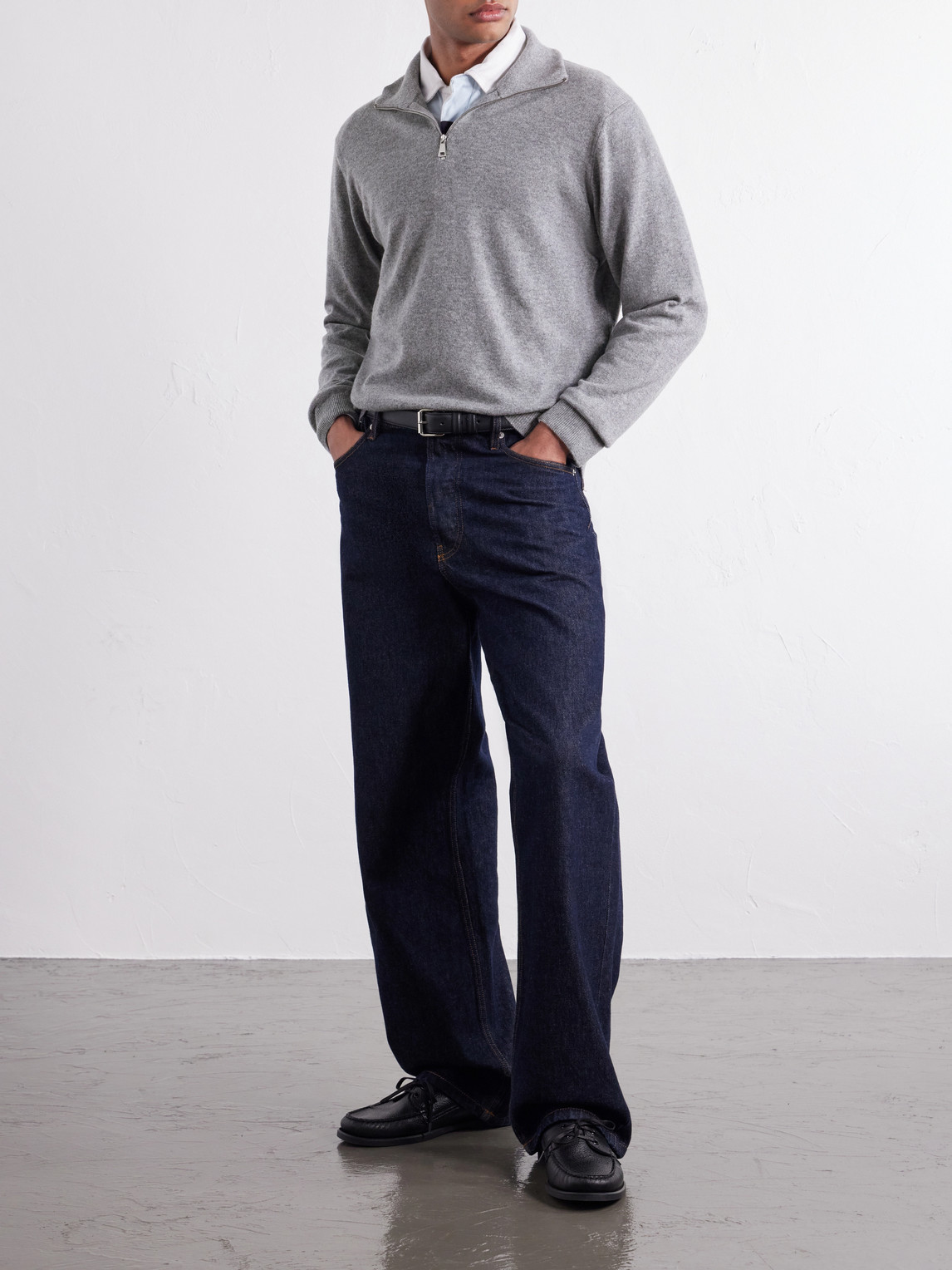 Heriot Half-Zip Cashmere Sweater