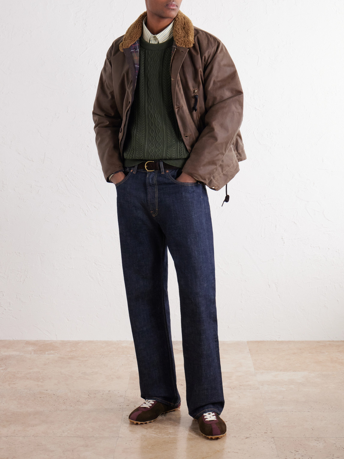 Maytime Cable-Knit Cashmere-Blend Sweater
