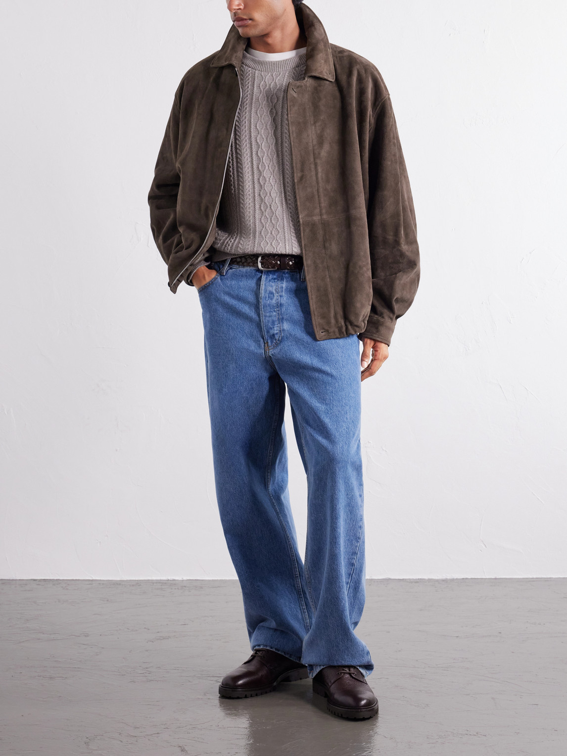 Maytime Cable-Knit Cashmere-Blend Sweater