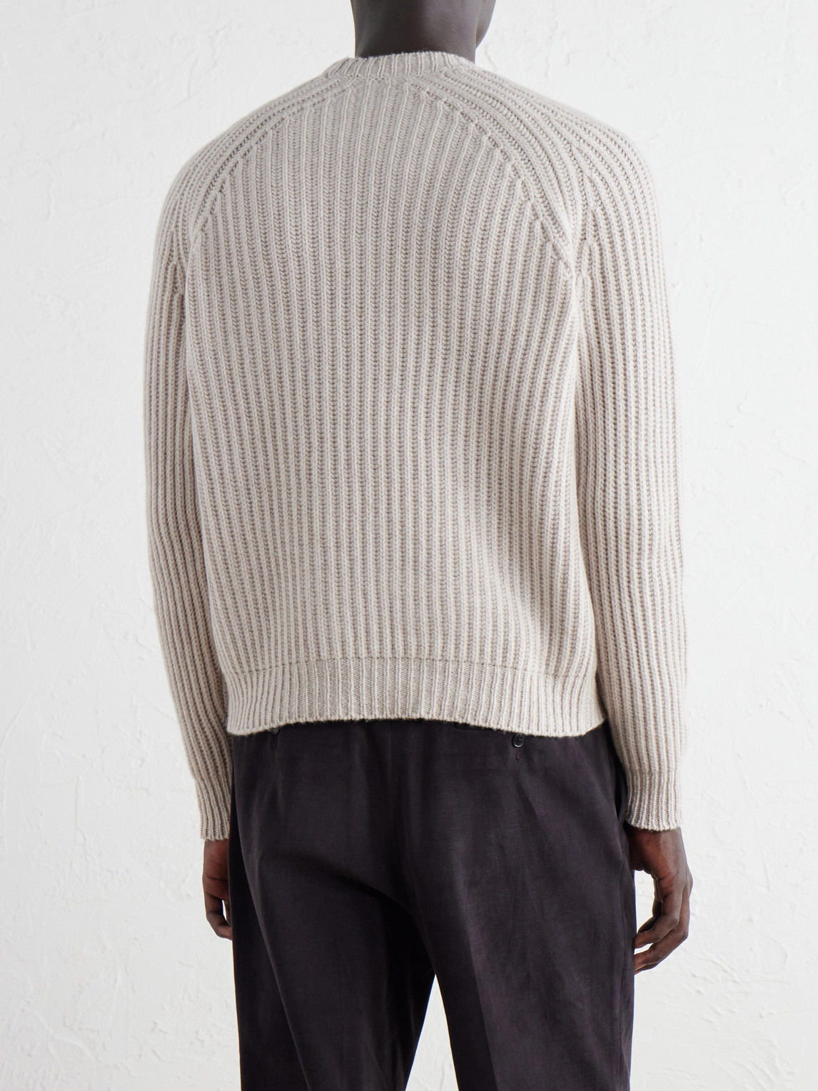 Ribbed Cashmere Sweater