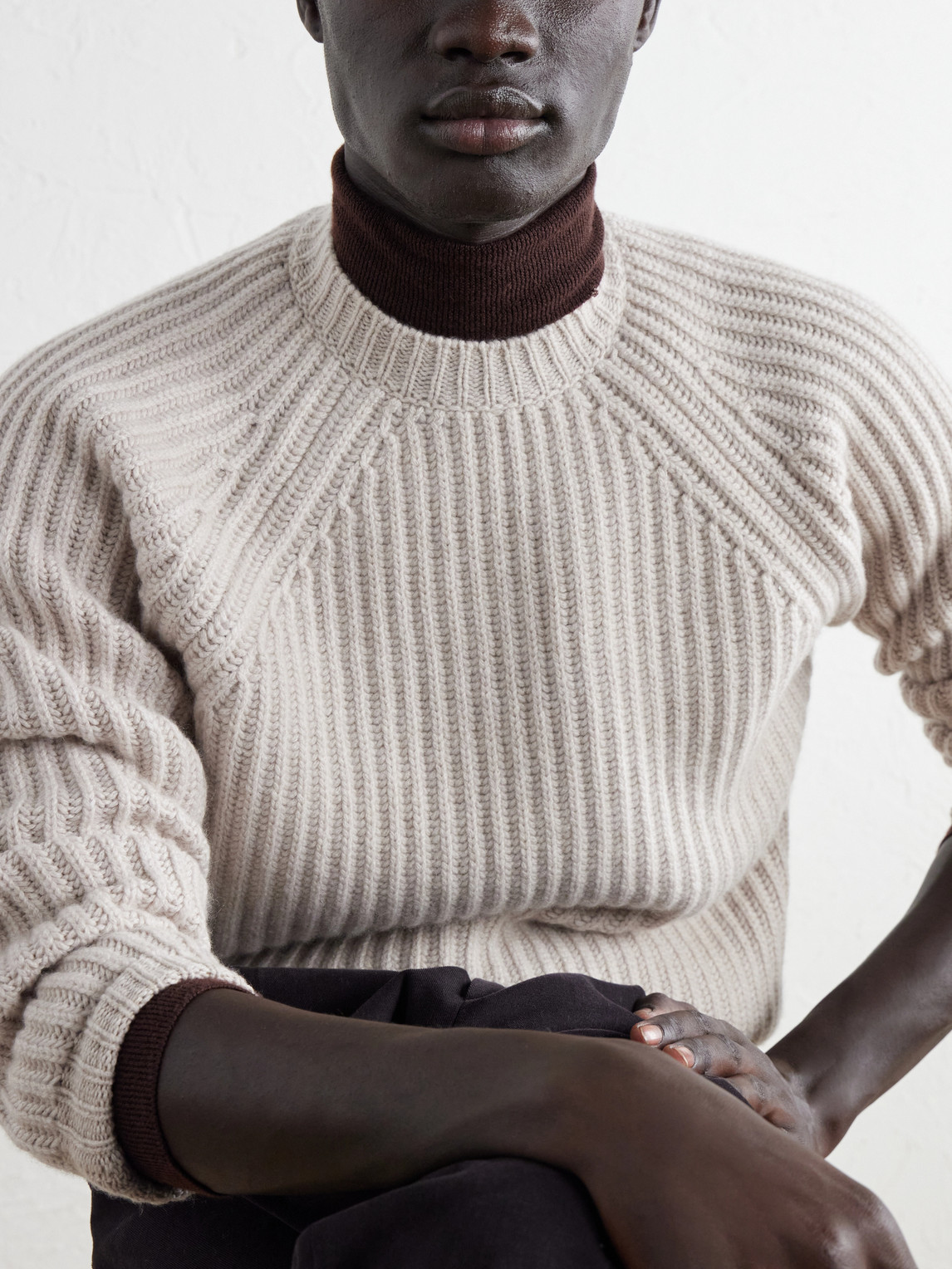 Ribbed Cashmere Sweater