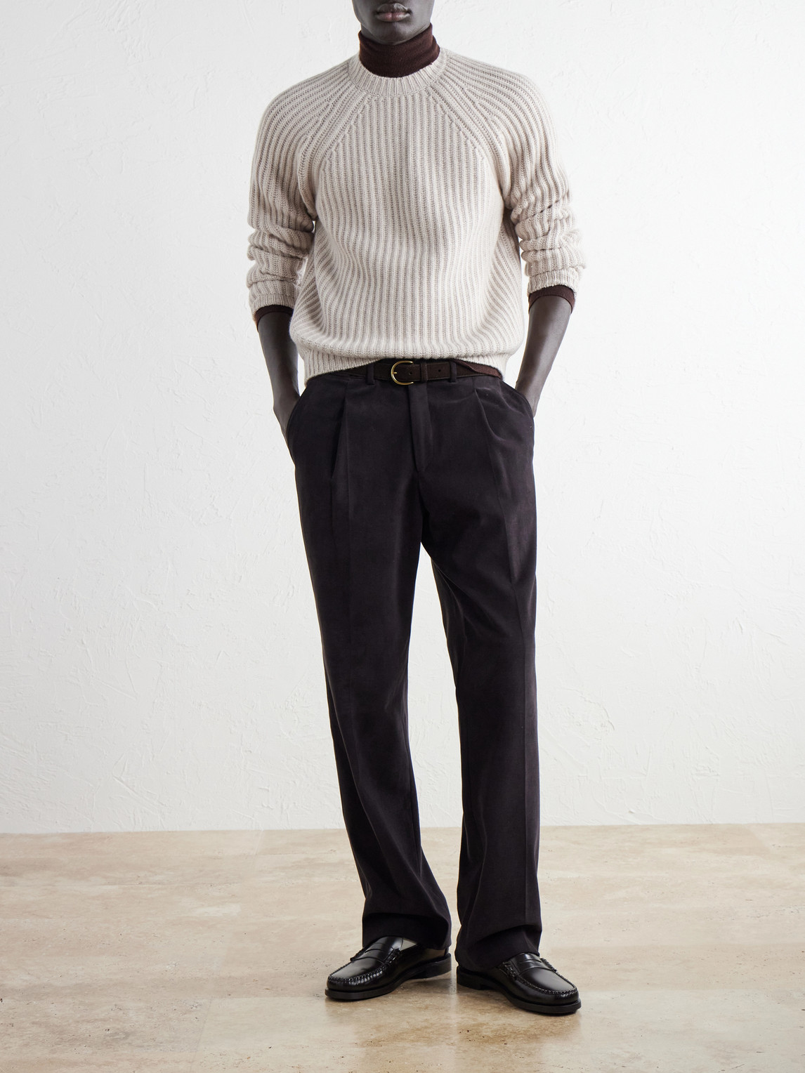 Ribbed Cashmere Sweater