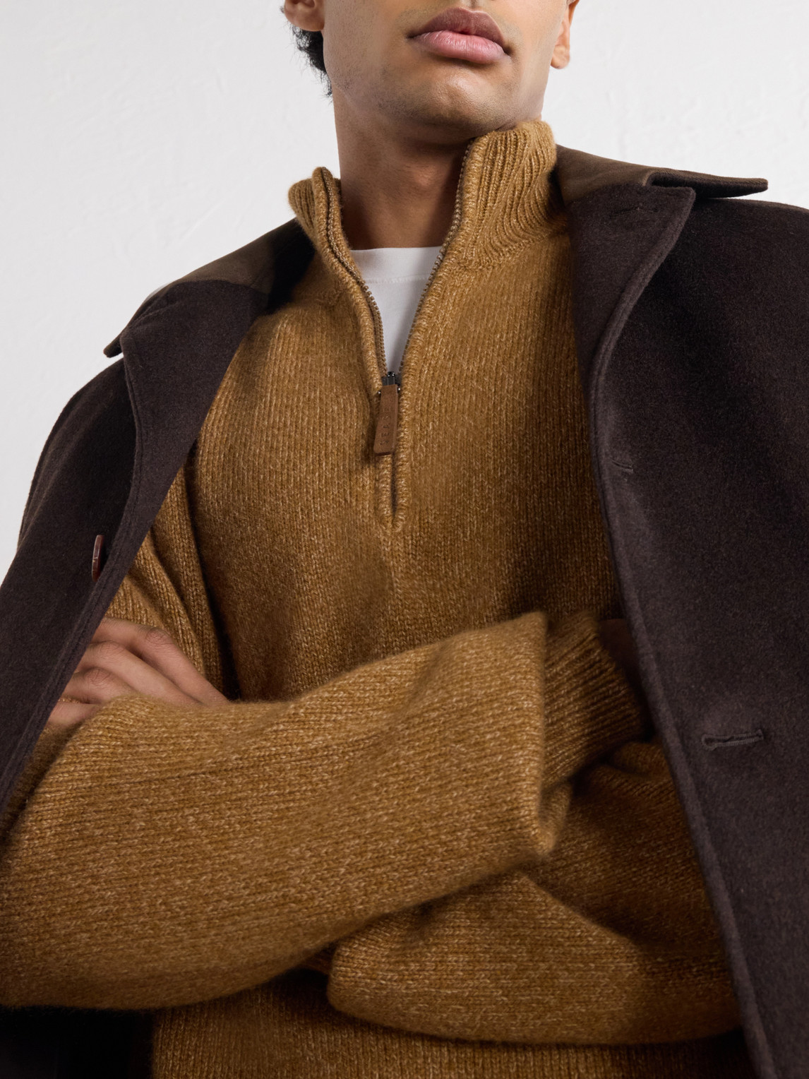 Cashmere Half-Zip Sweater