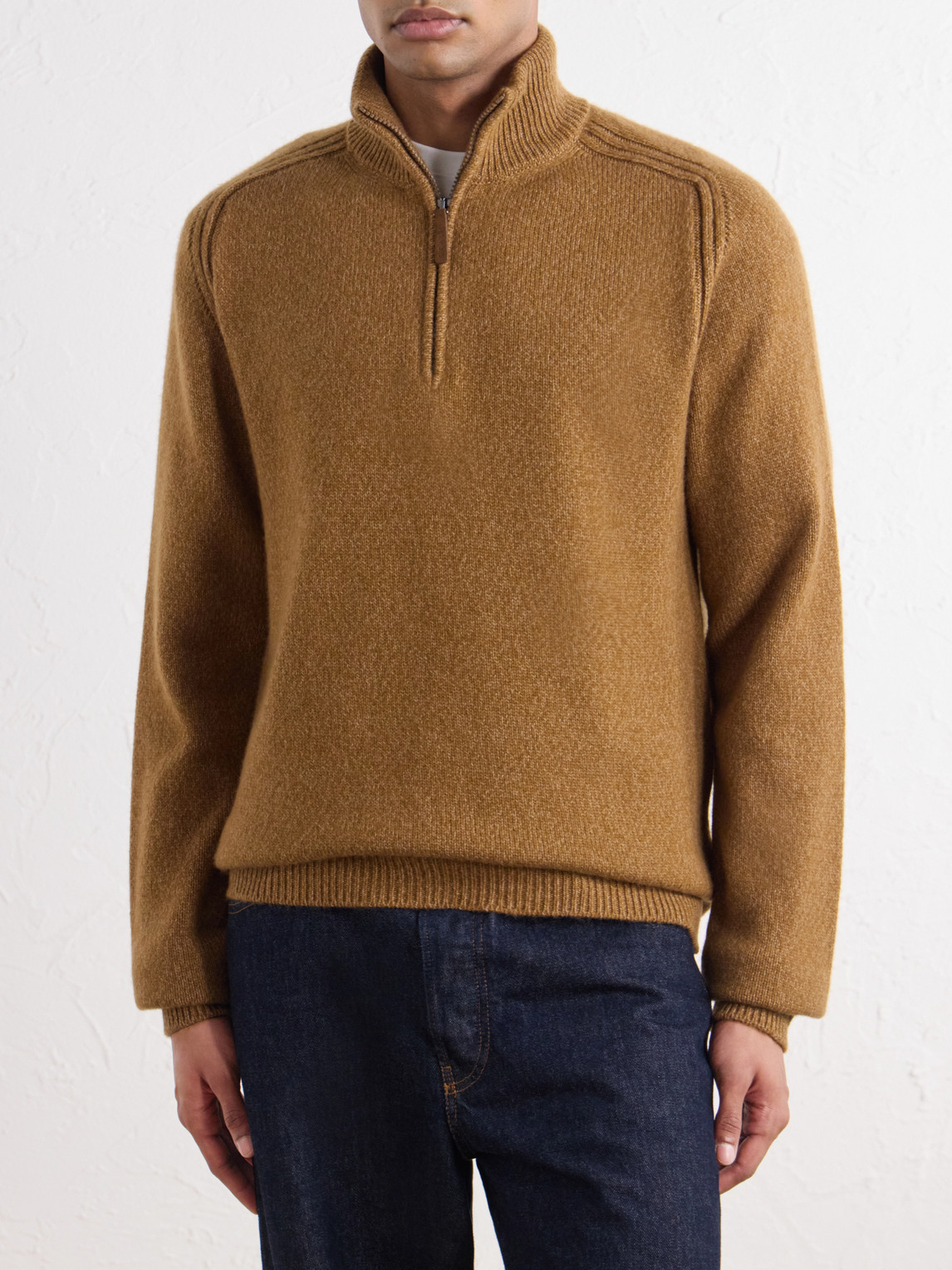 Cashmere Half-Zip Sweater