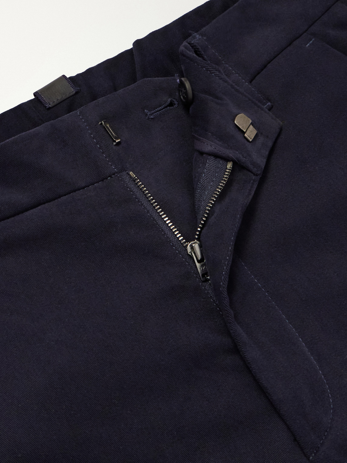 Tech Straight-Leg Cotton-Blend Twill Trousers Chino