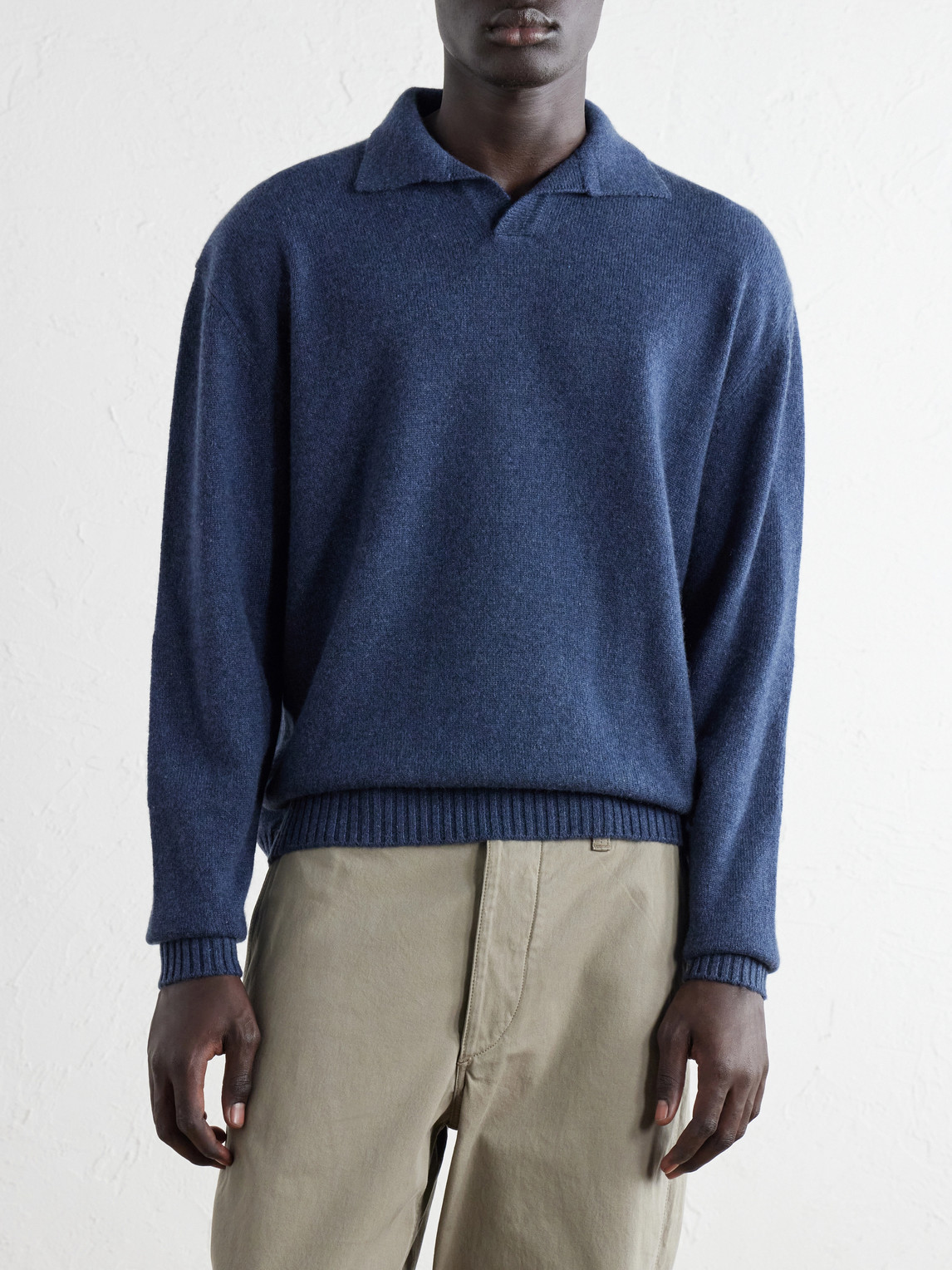 Cashmere Polo Sweater
