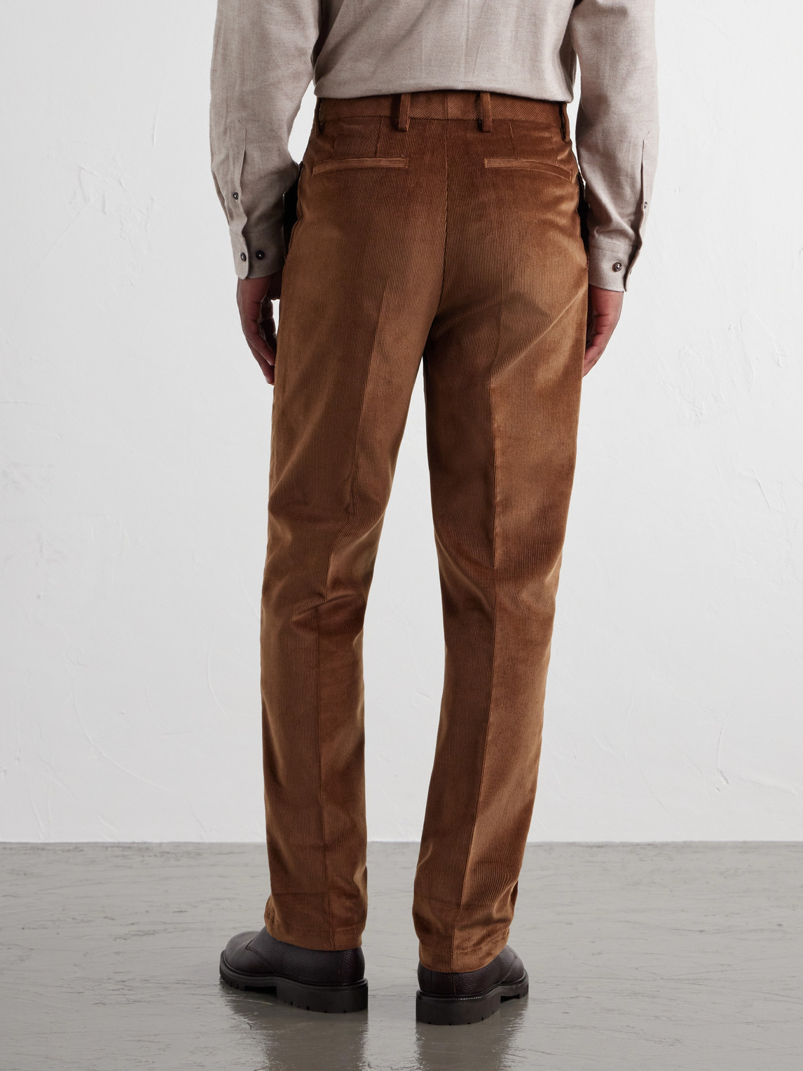 Straight-Leg Cotton-Blend Corduroy