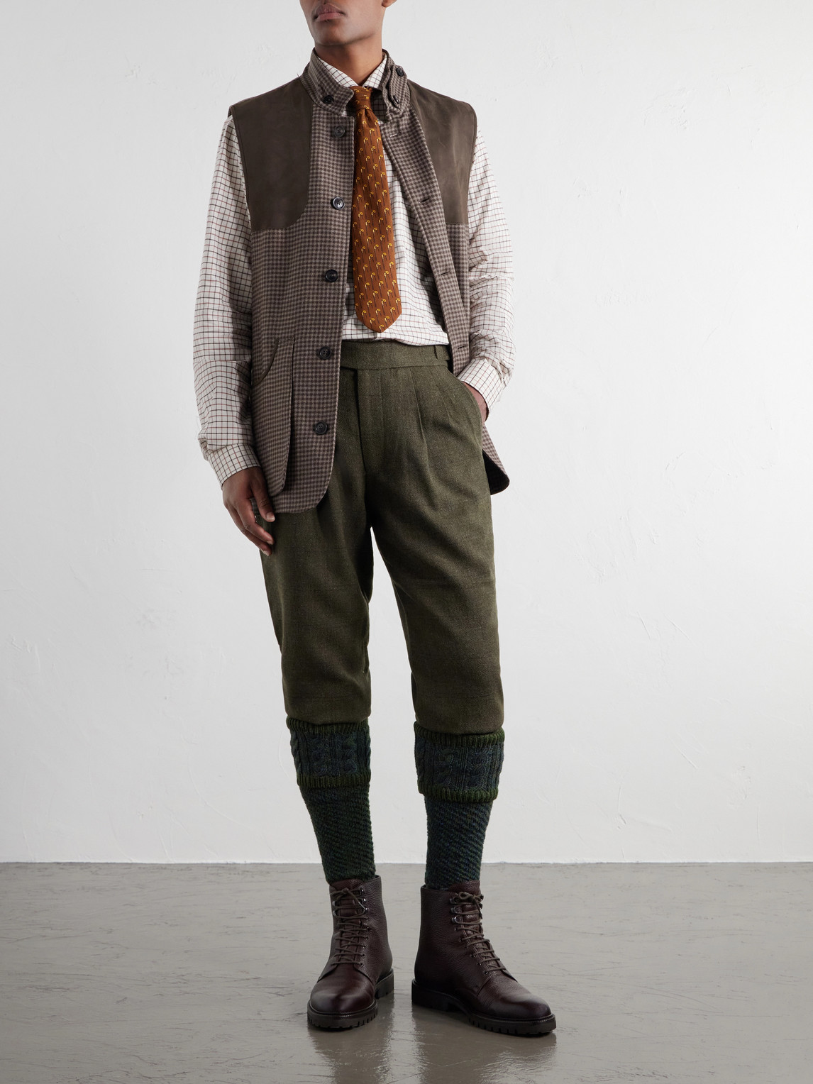 Checked Cotton-Flannel Shirt
