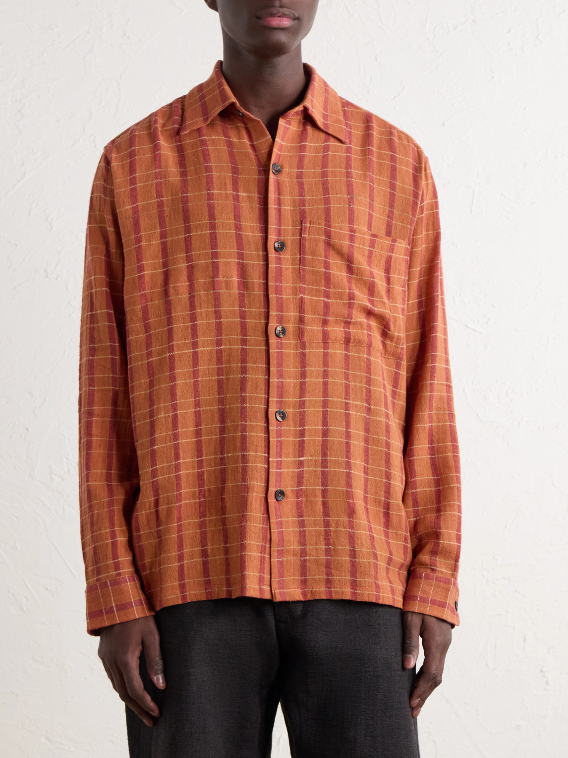 Pataudi Checked Handwoven Cotton Shirt