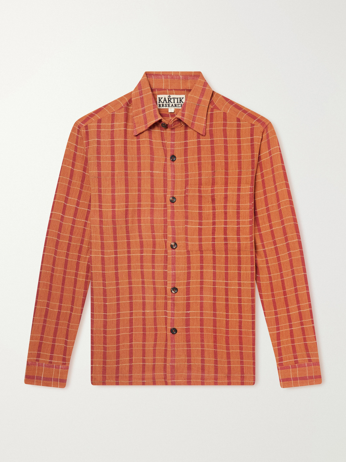 Pataudi Checked Handwoven Cotton Shirt