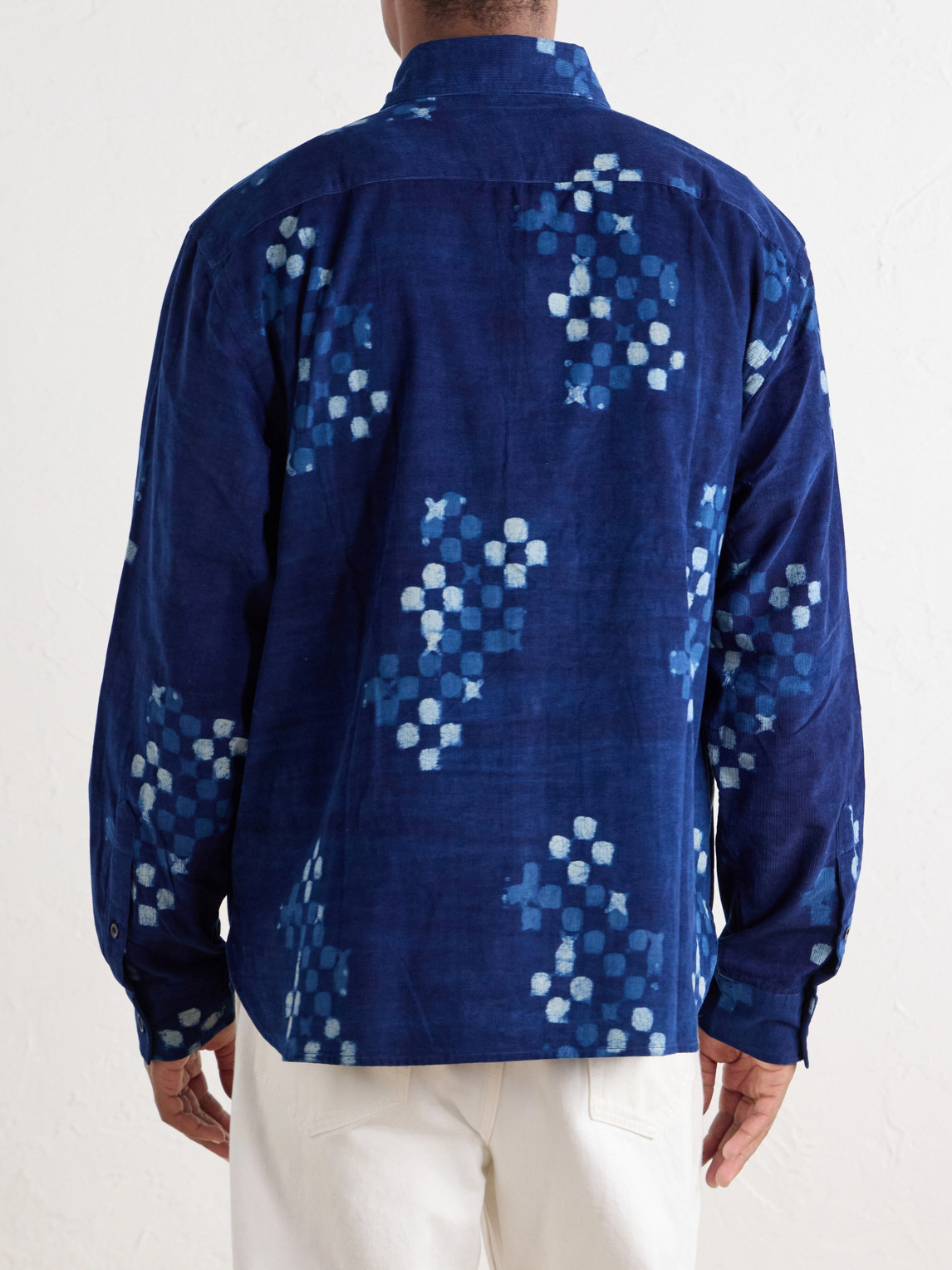 Luis Printed Cotton-Corduroy Shirt