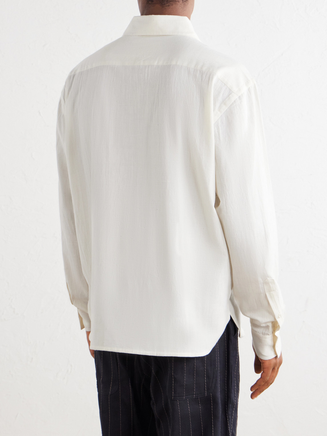 Luis Embroidered Cotton Shirt