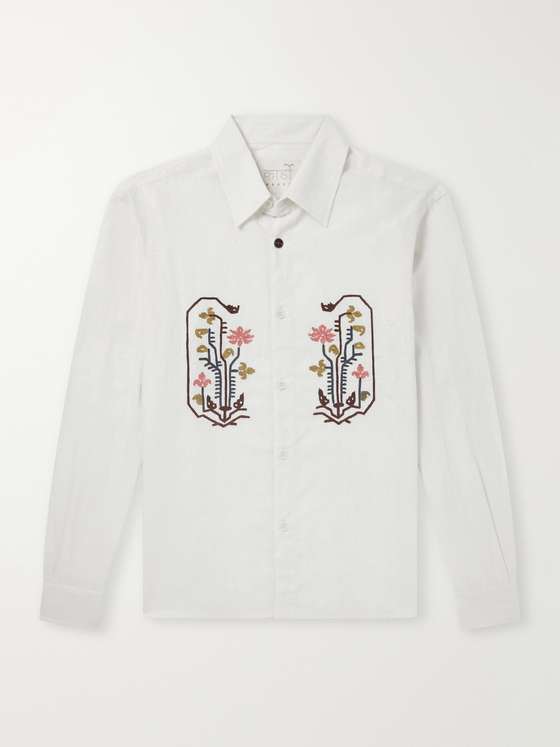 Kardo Luis Embroidered Cotton Shirt