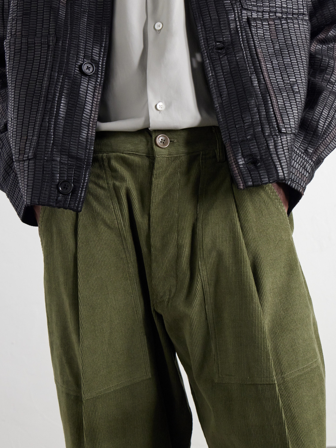 Yuki Straight-Leg Cotton- Corduroy