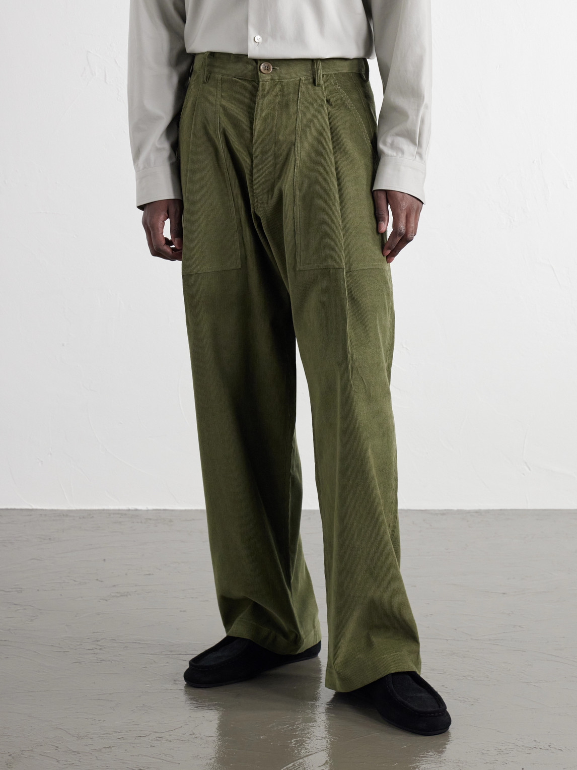 Yuki Straight-Leg Cotton- Corduroy