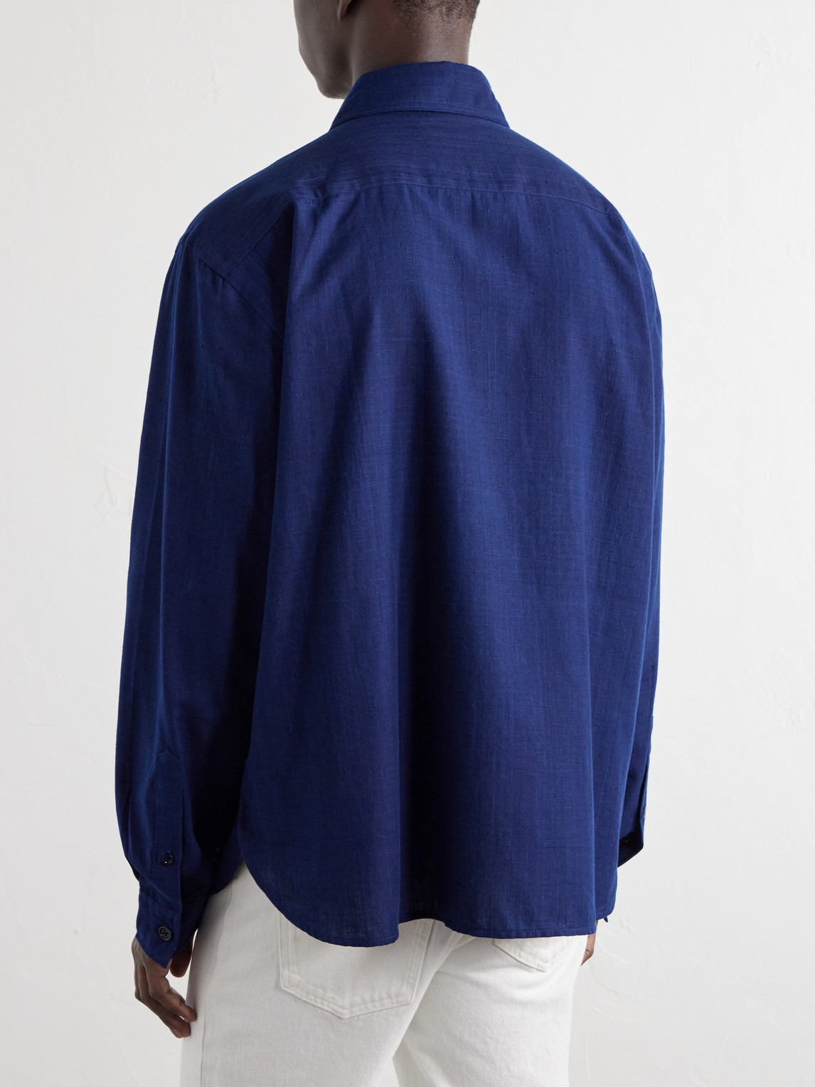 Luis Embroidered Cotton Shirt