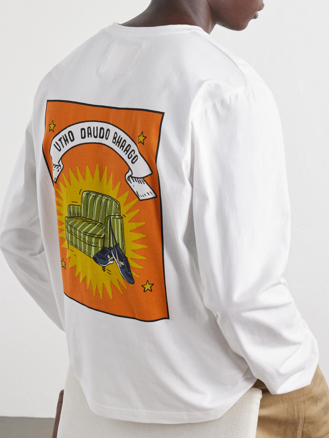 Printed Cotton-Jersey T-Shirt