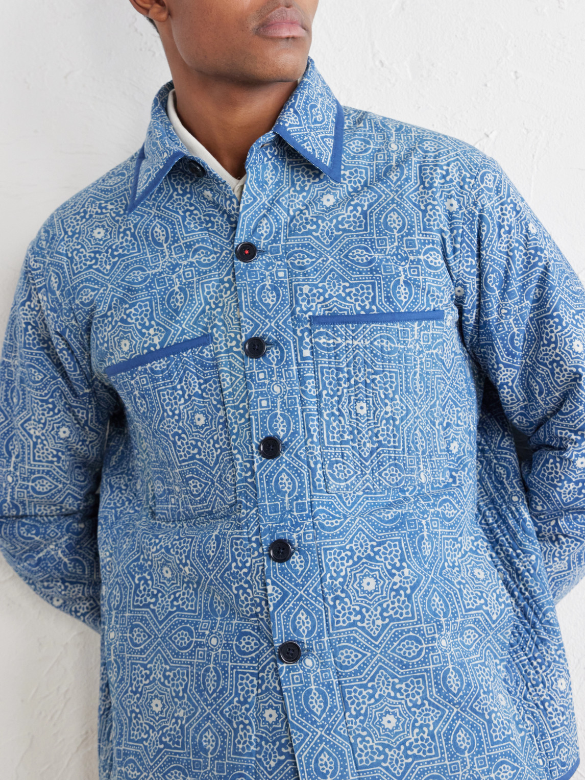 Wynton Printed Cotton Blouson Jacket