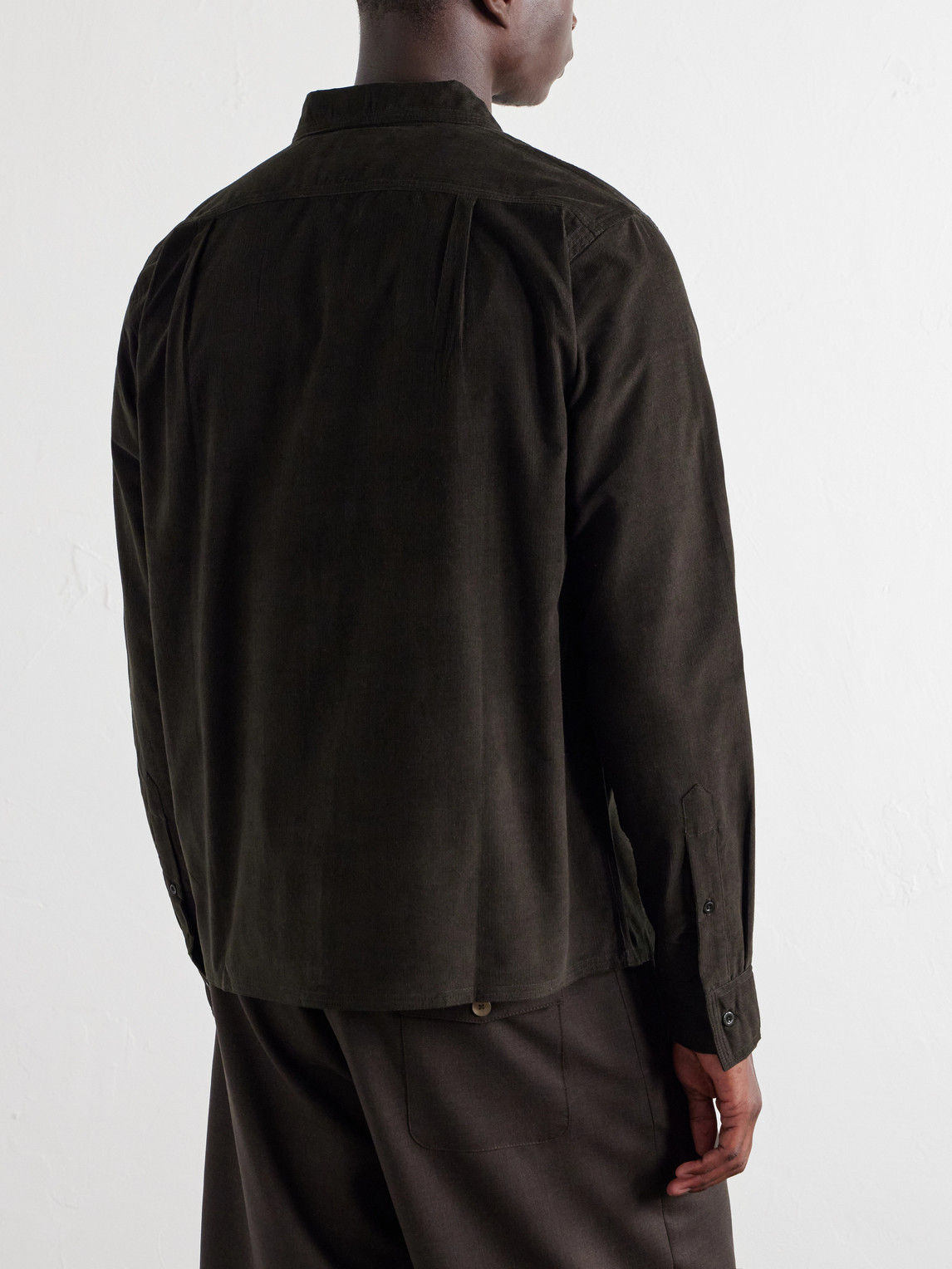 Chintan Embroidered Cotton-Corduroy Shirt