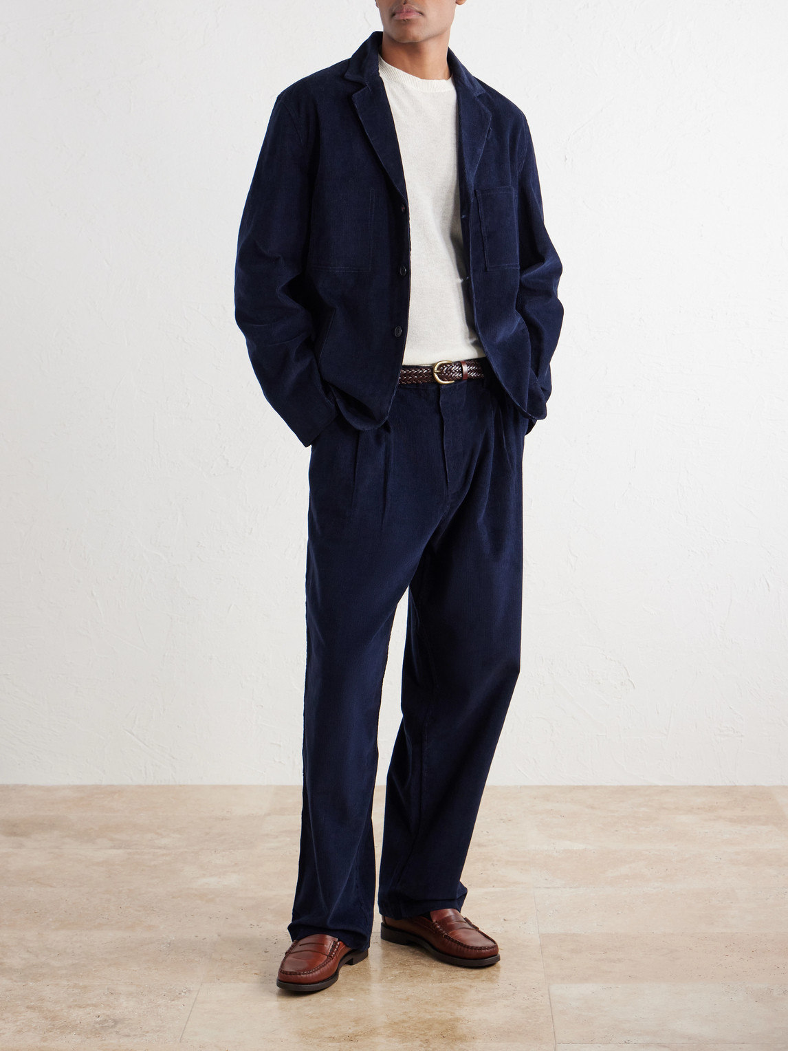 Antonio Straight-Leg Cotton- Corduroy