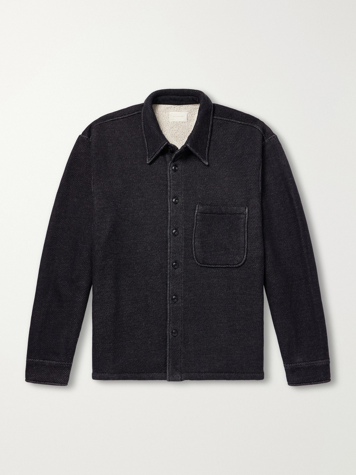 Aimé Leon Dore Cotton Open-terry Shirt In Blue