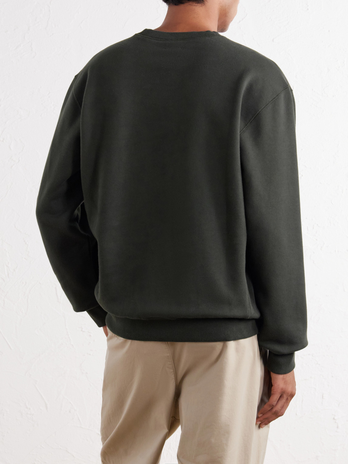 Aimé Leon Dore - Atlas Logo-Print Cotton-Jersey Sweater