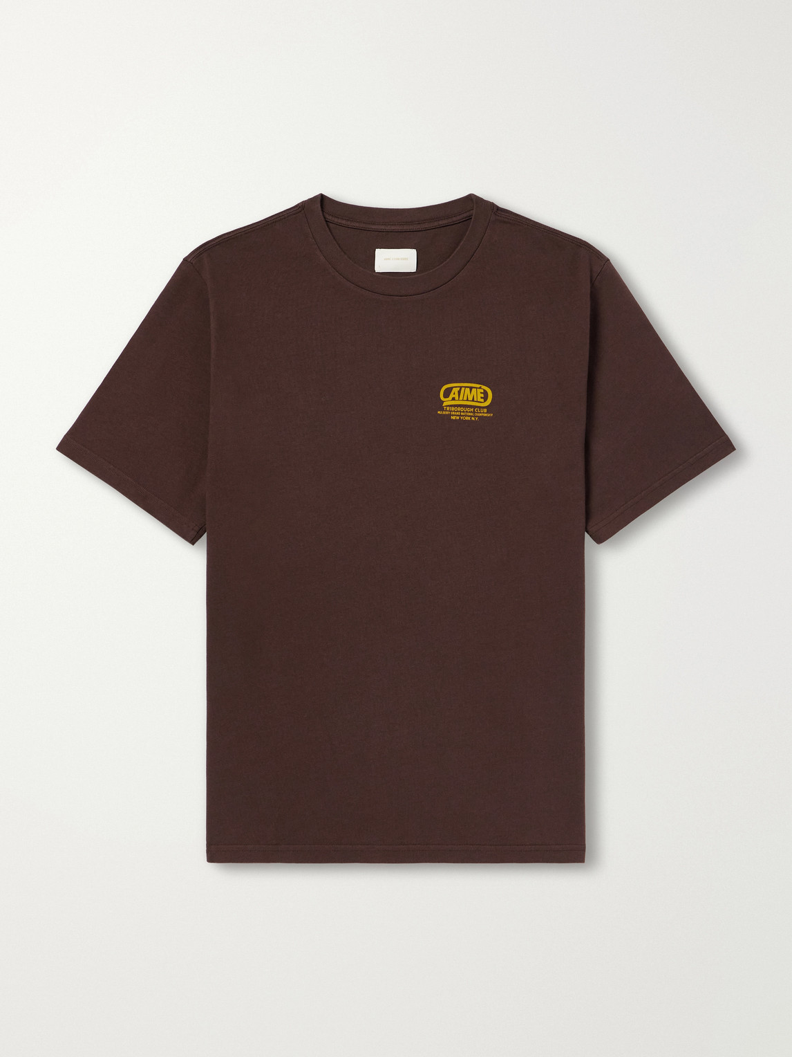Aimé Leon Dore Cycle Classic Logo-print Cotton-jersey T-shirt In Brown