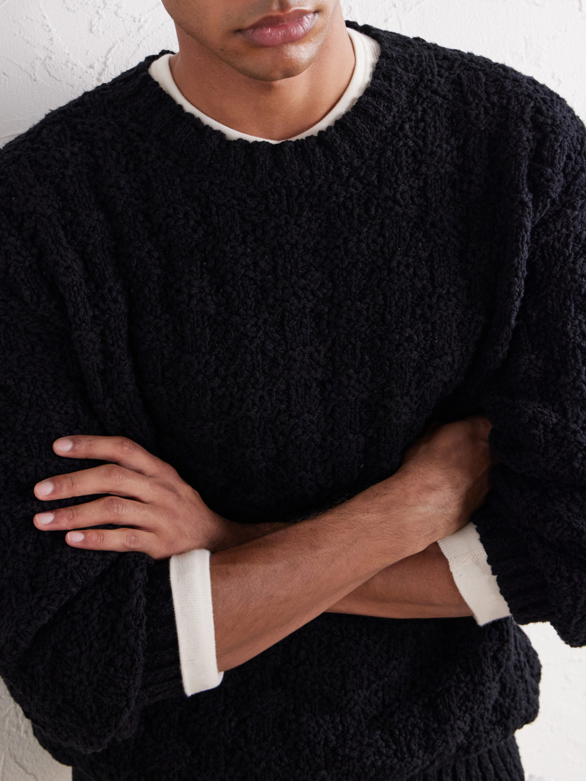 Aimé Leon Dore - Textured Cotton-Blend Sweater