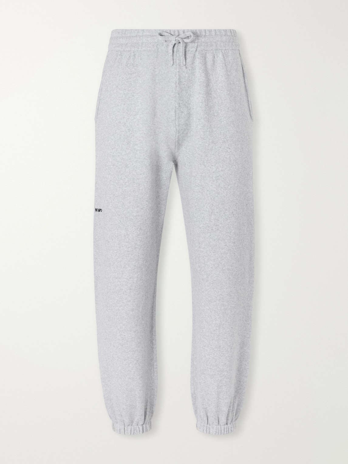 Tapered Logo-Embroidered Cotton-Blend Jersey Sweatpants