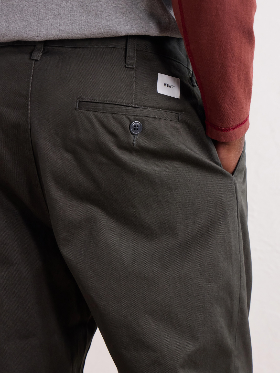 Straight-Leg Pleated Cotton-Twill Trousers