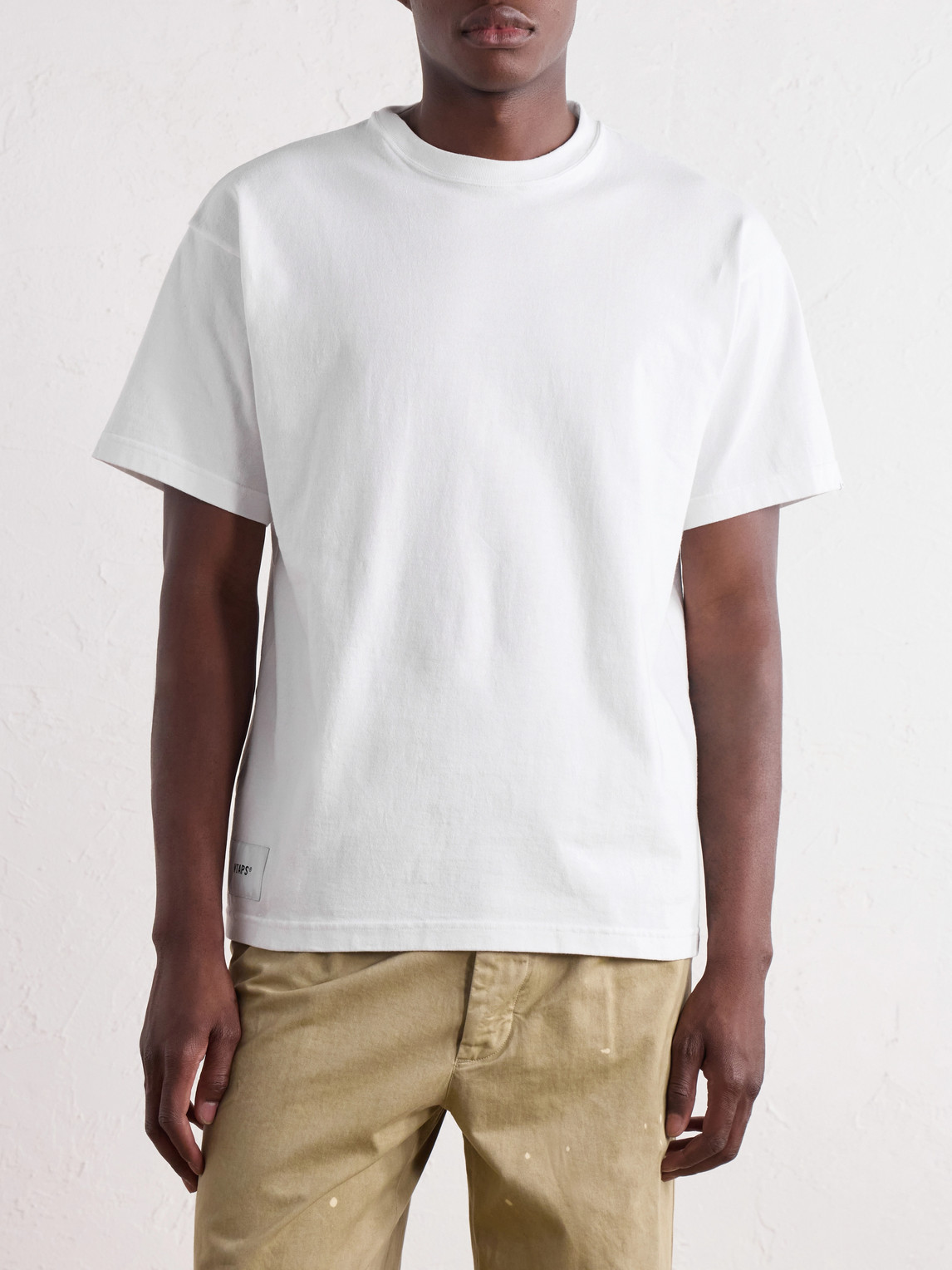 Sign-Yd Logo-Embroidered Cotton-Jersey T-Shirt
