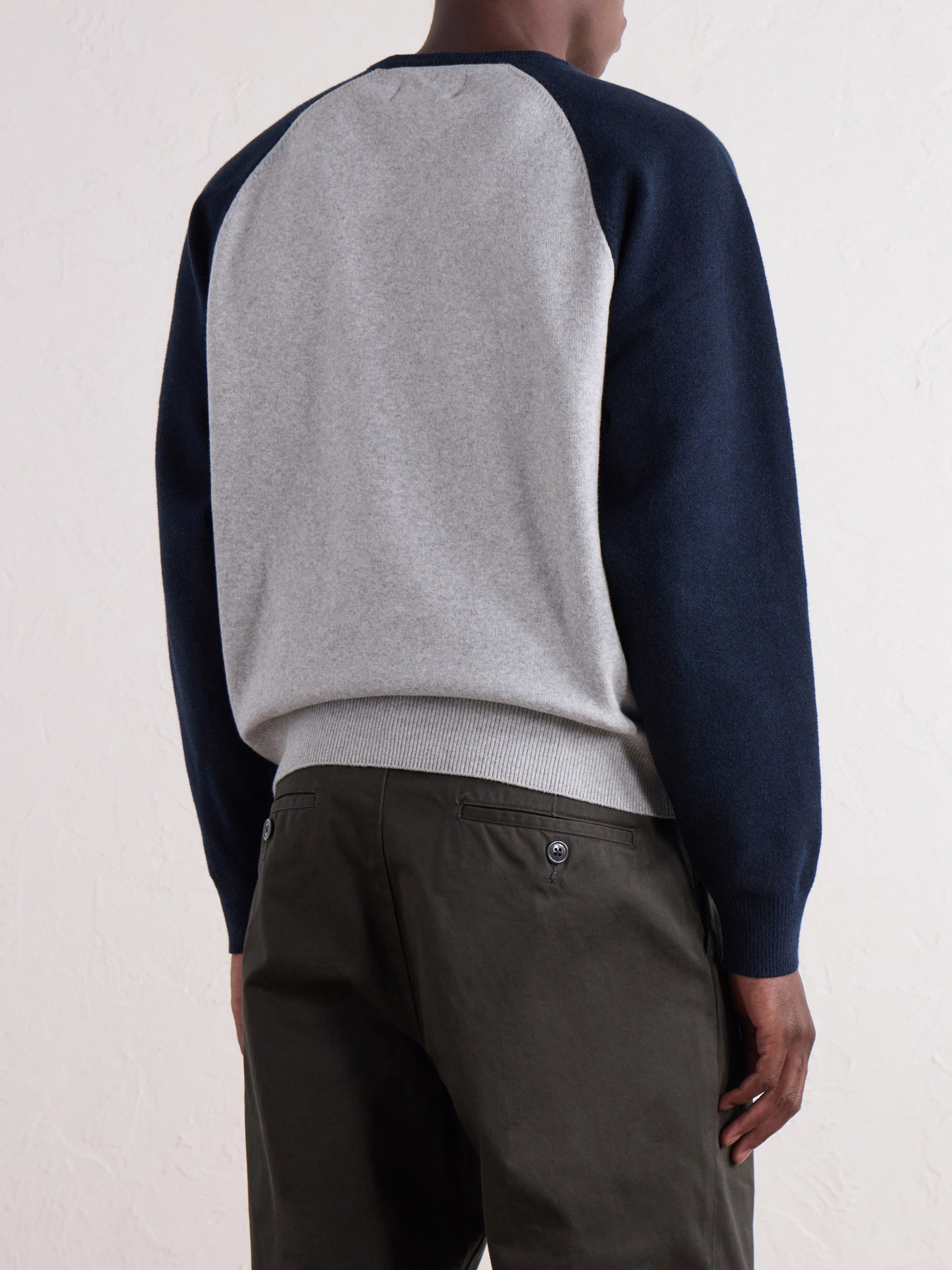 Ian Logo-Embroidered Cotton-Blend Sweater