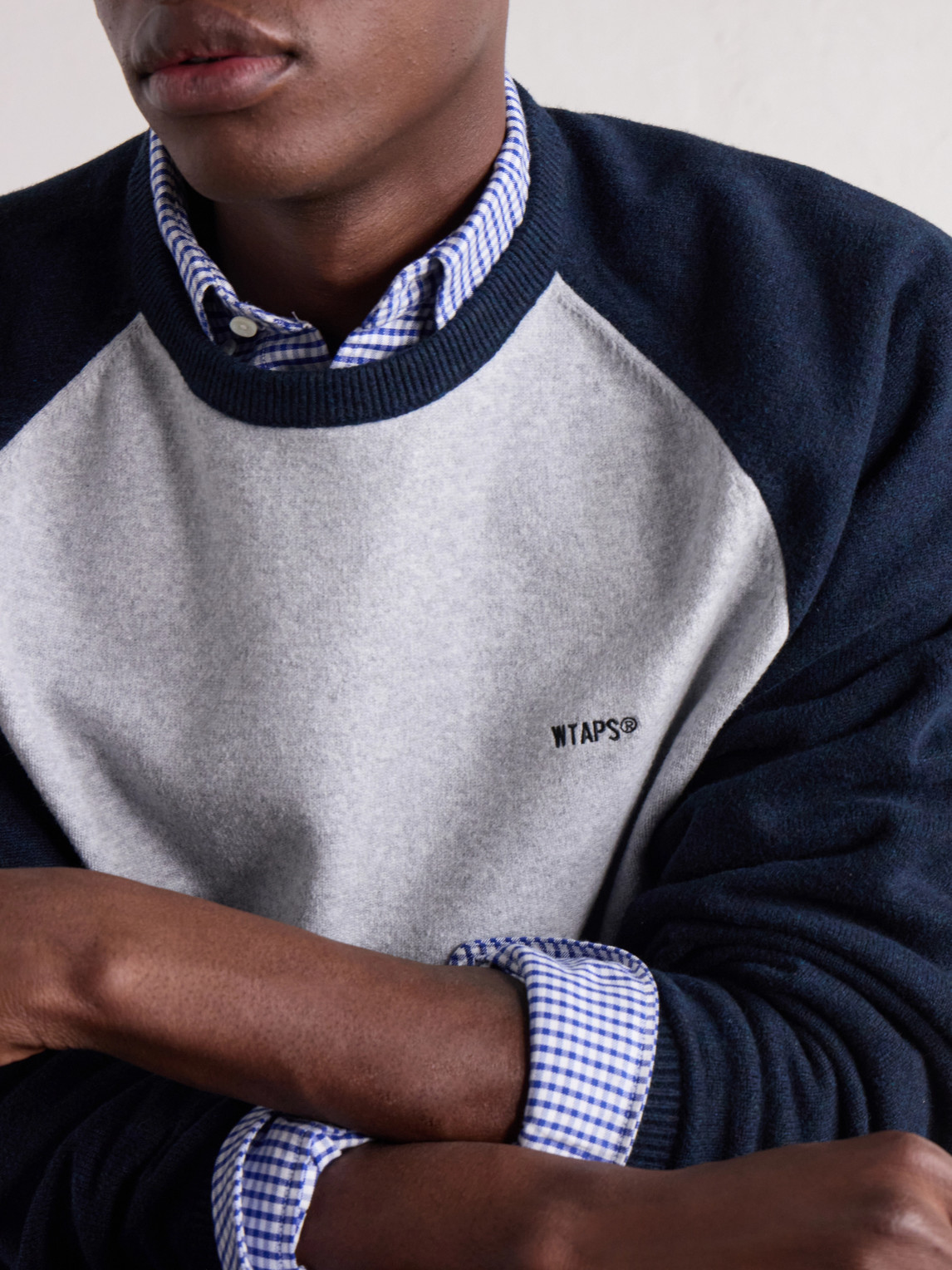Ian Logo-Embroidered Cotton-Blend Sweater