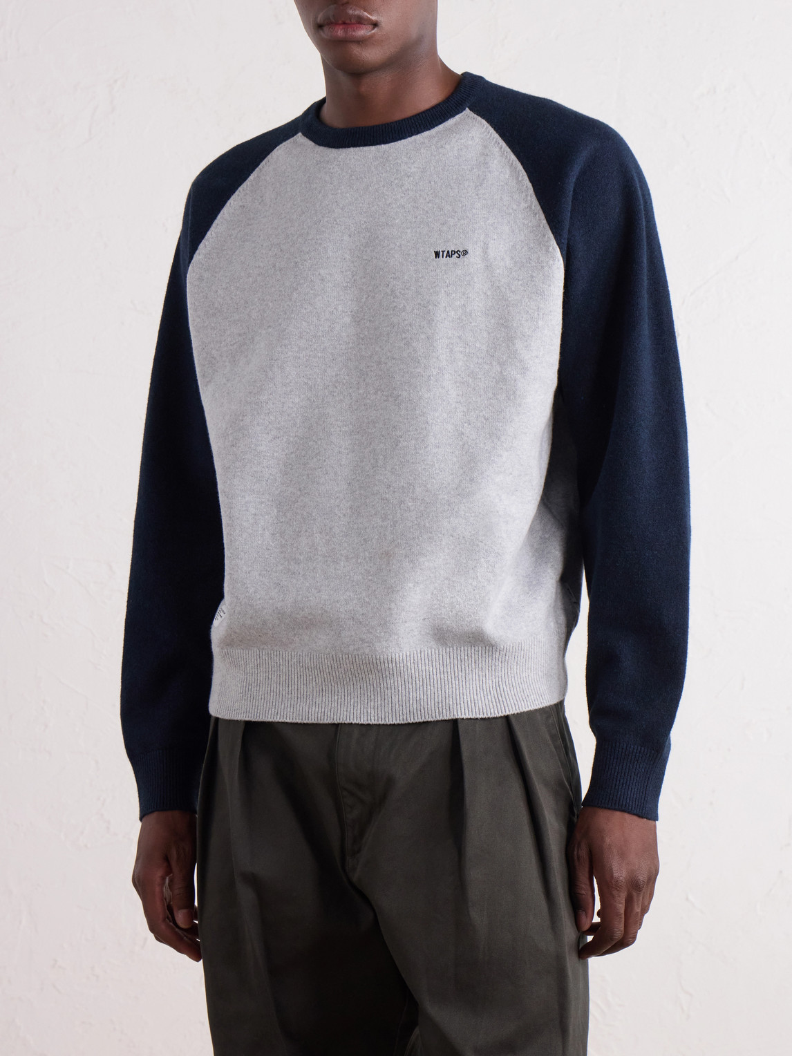 Ian Logo-Embroidered Cotton-Blend Sweater