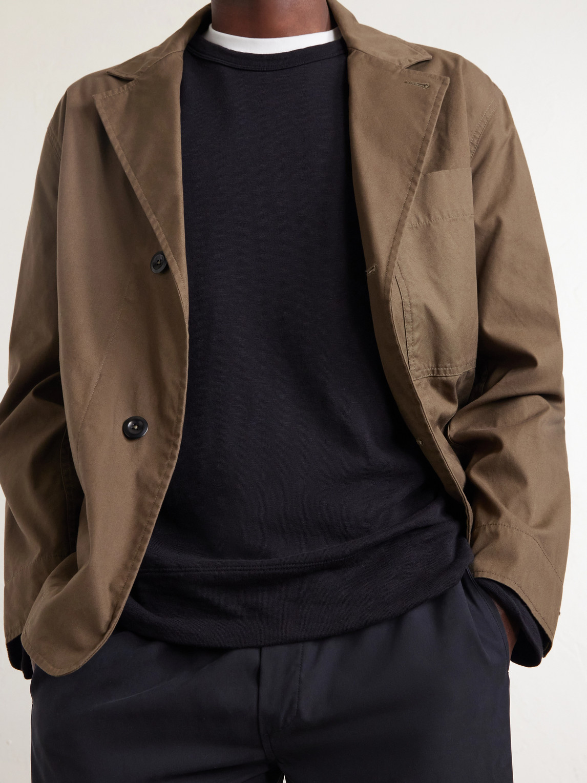 Garment-Dyed Loopback Supima Cotton-Jersey Sweatshirt