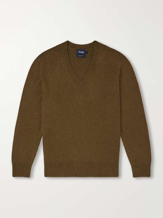 Drakes Wool and Alpaca-Blend Sweater