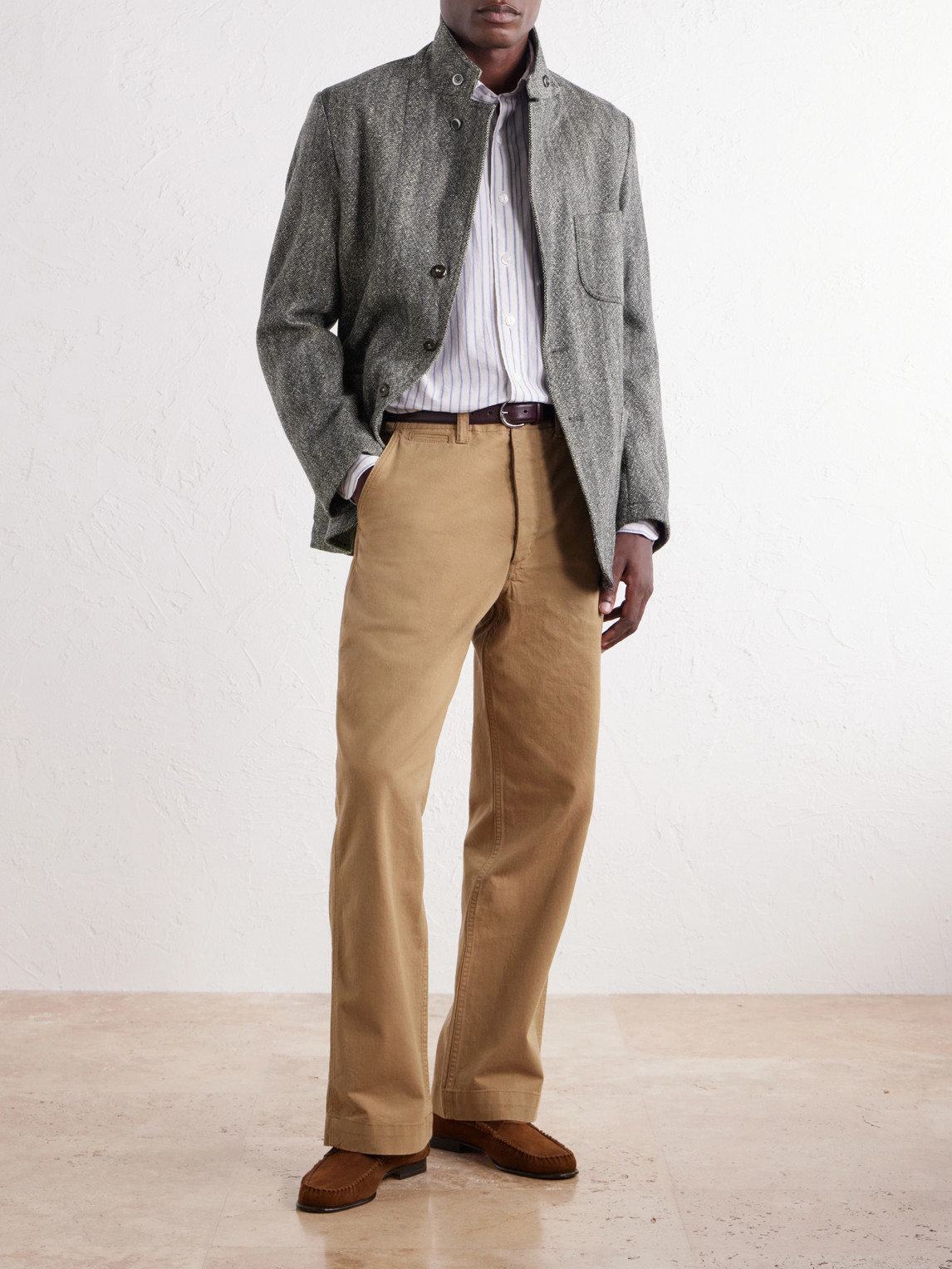 Western Games Mélange Virgin Wool-Tweed Blazer