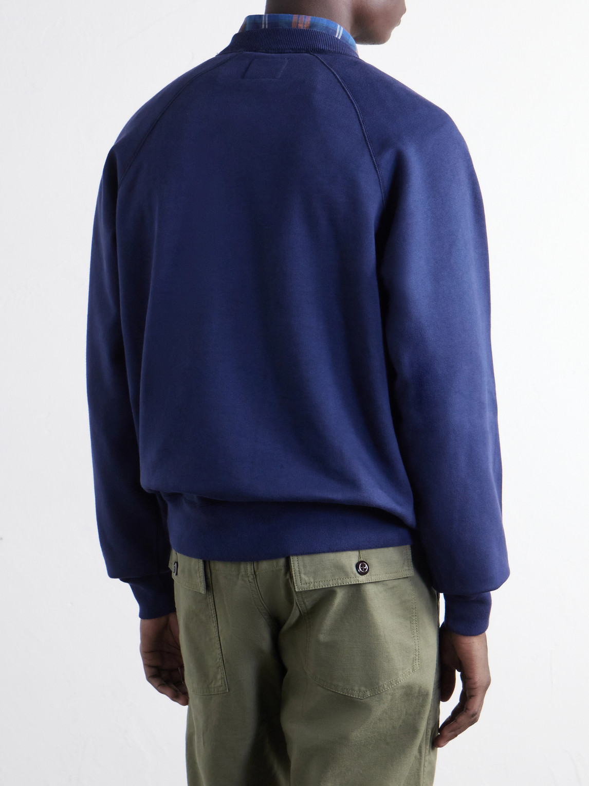 Garment-Washed Cotton-Jersey Sweatshirt
