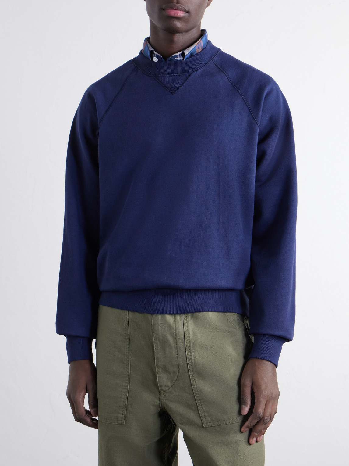 Garment-Washed Cotton-Jersey Sweatshirt