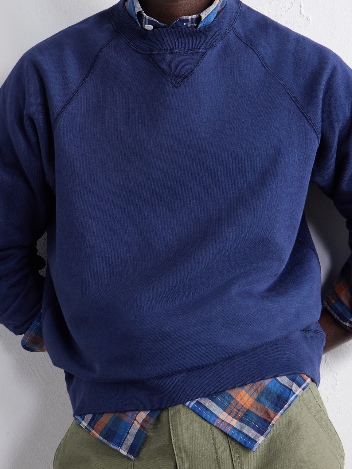Garment-Washed Cotton-Jersey Sweatshirt