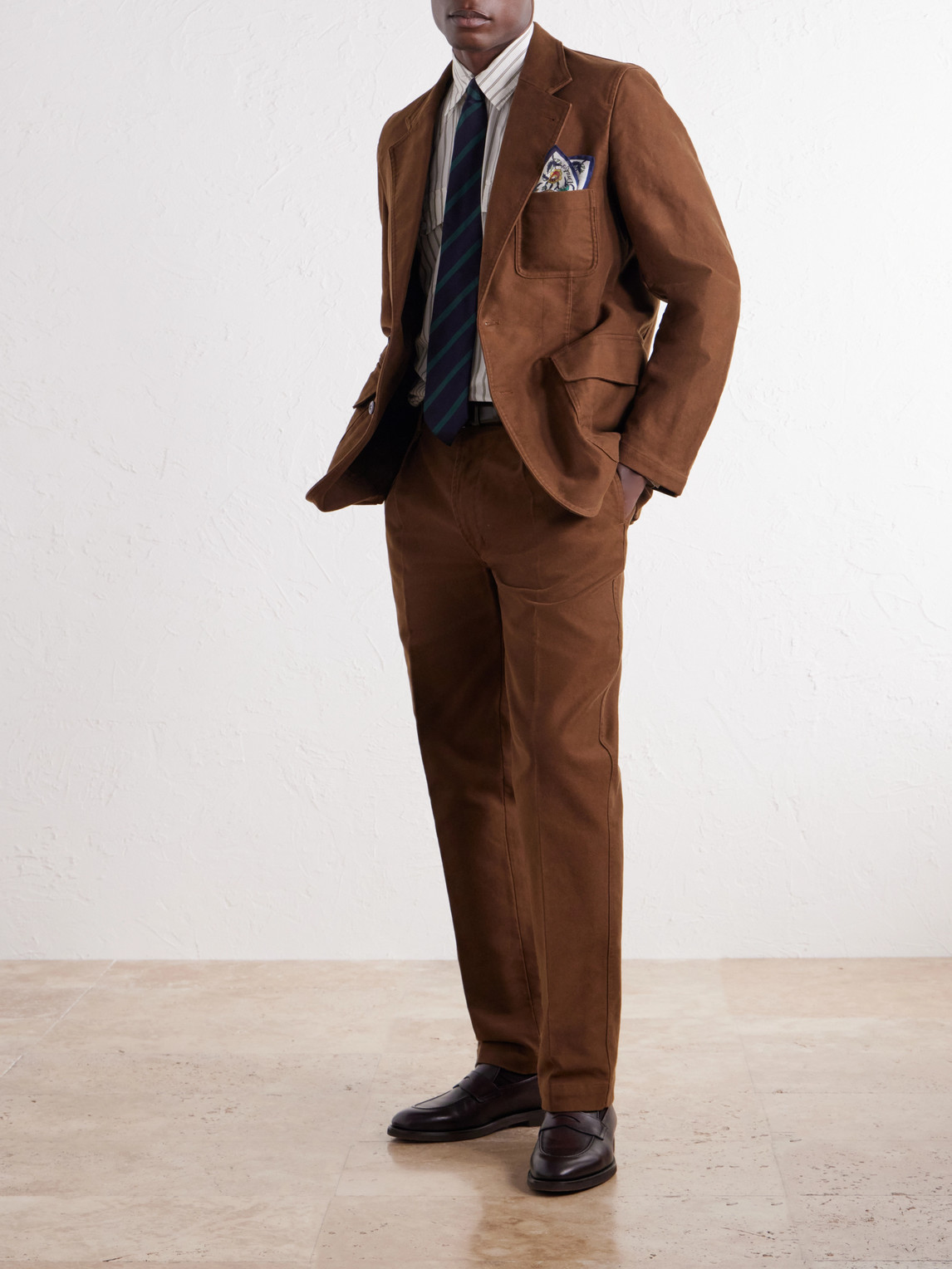 Mk. Iv Cotton-Moleskin Blazer