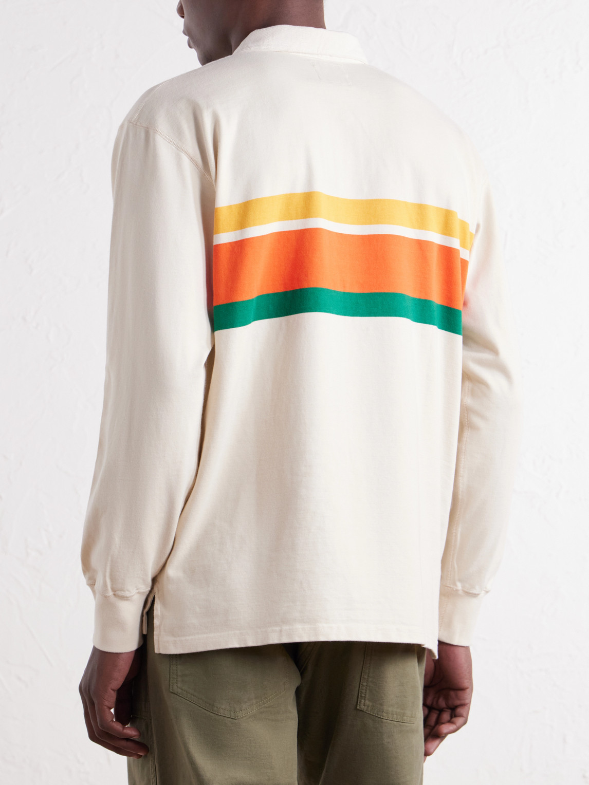 Striped Cotton-Jersey Polo Shirt