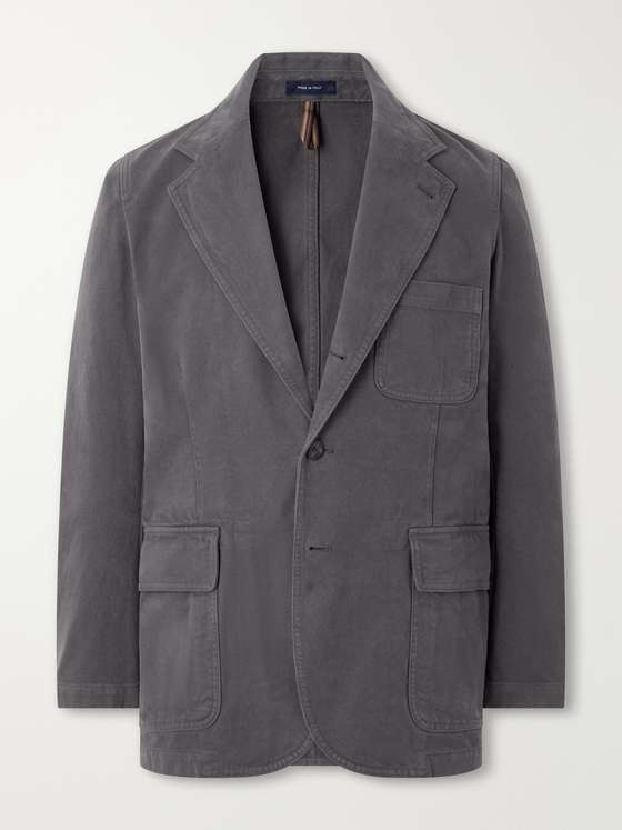 Drakes Mk. I Games Cotton-Twill Moleskin Blazer
