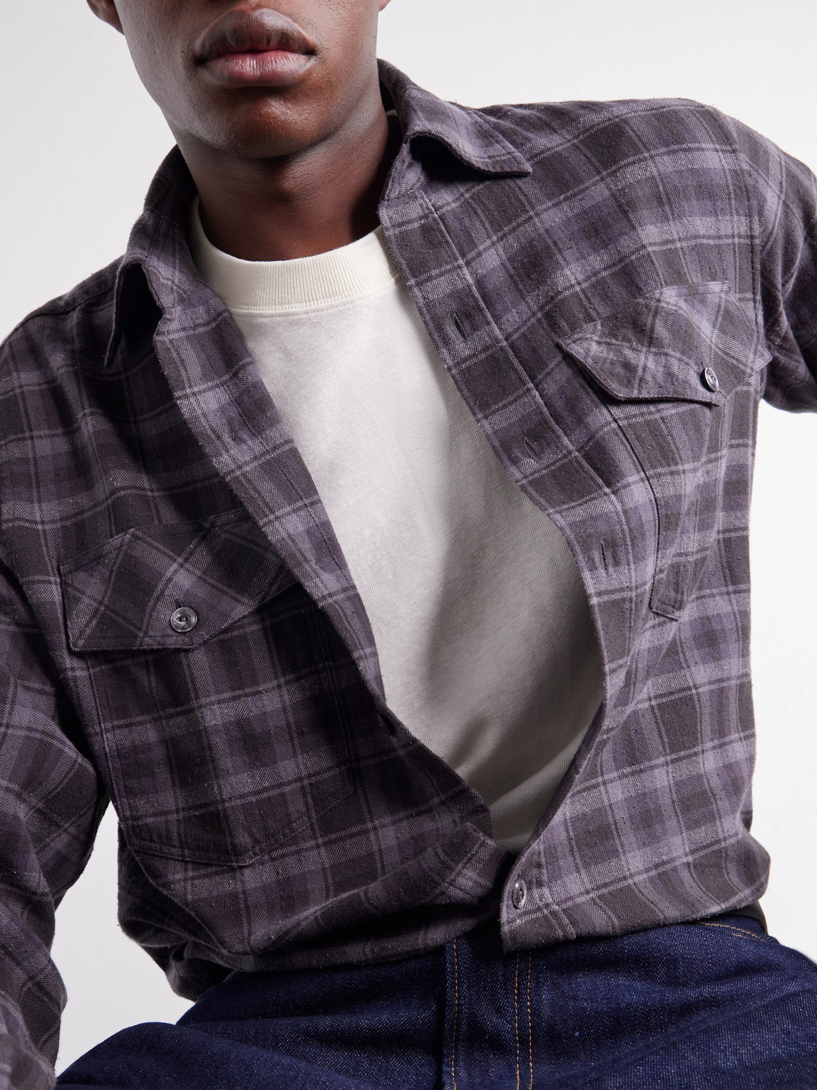 And Cotton-Blend Jersey T-Shirt