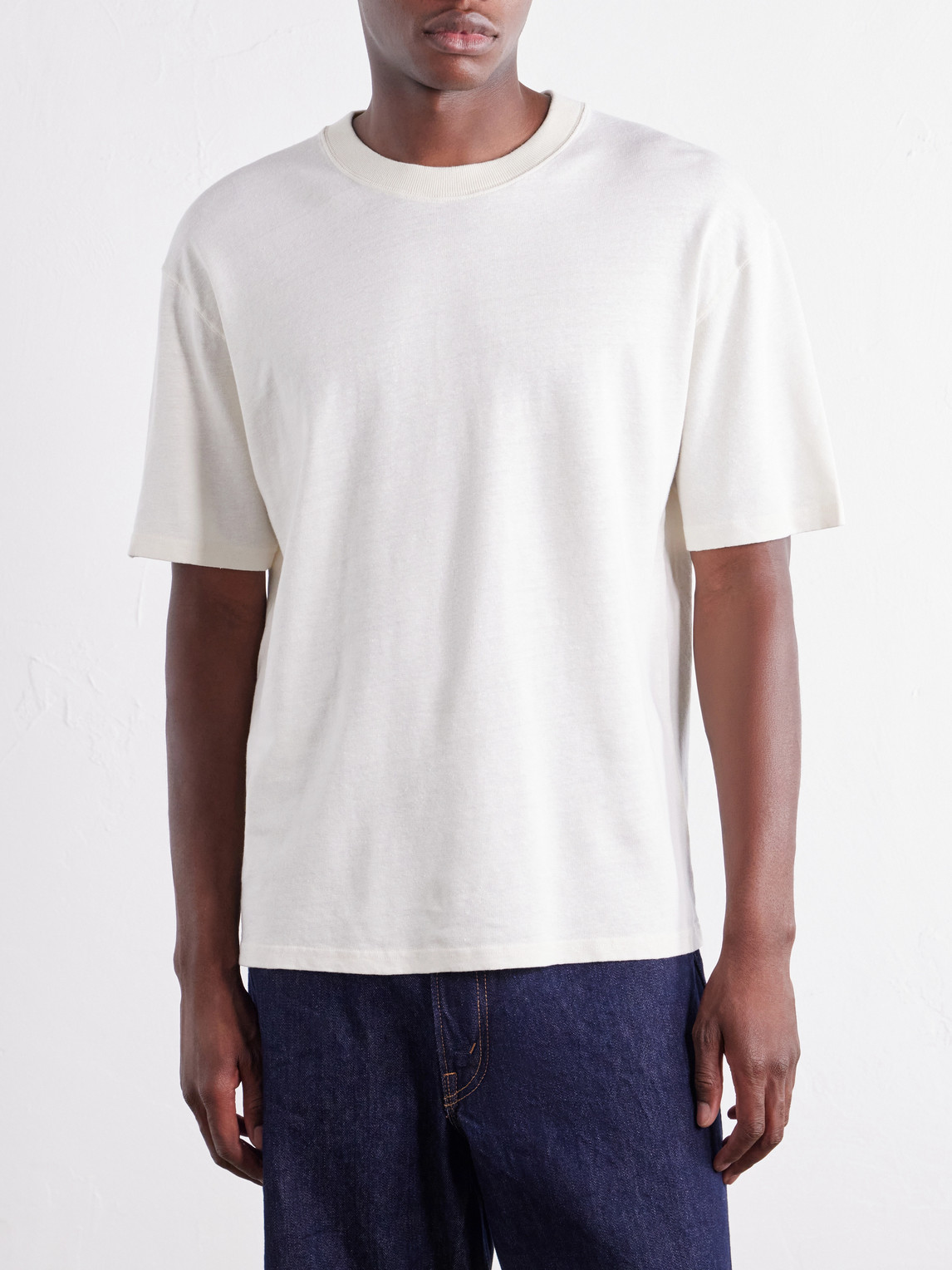 And Cotton-Blend Jersey T-Shirt