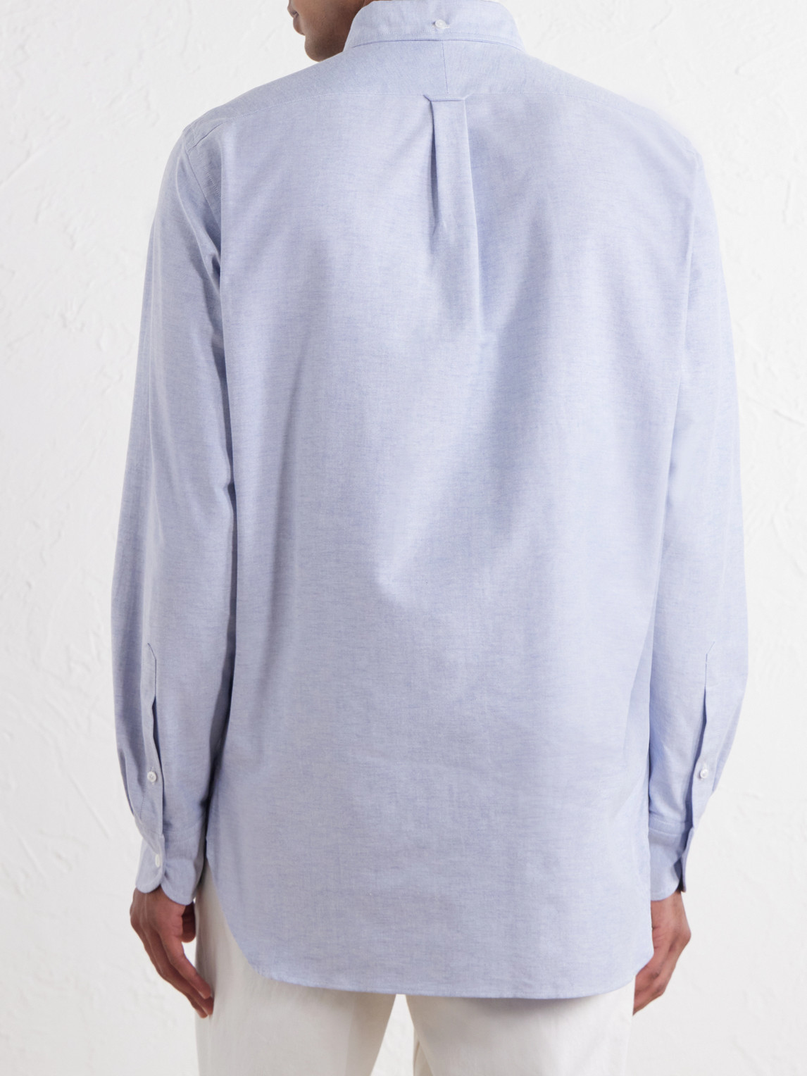 Button-Down Collar Cotton Oxford Shirt
