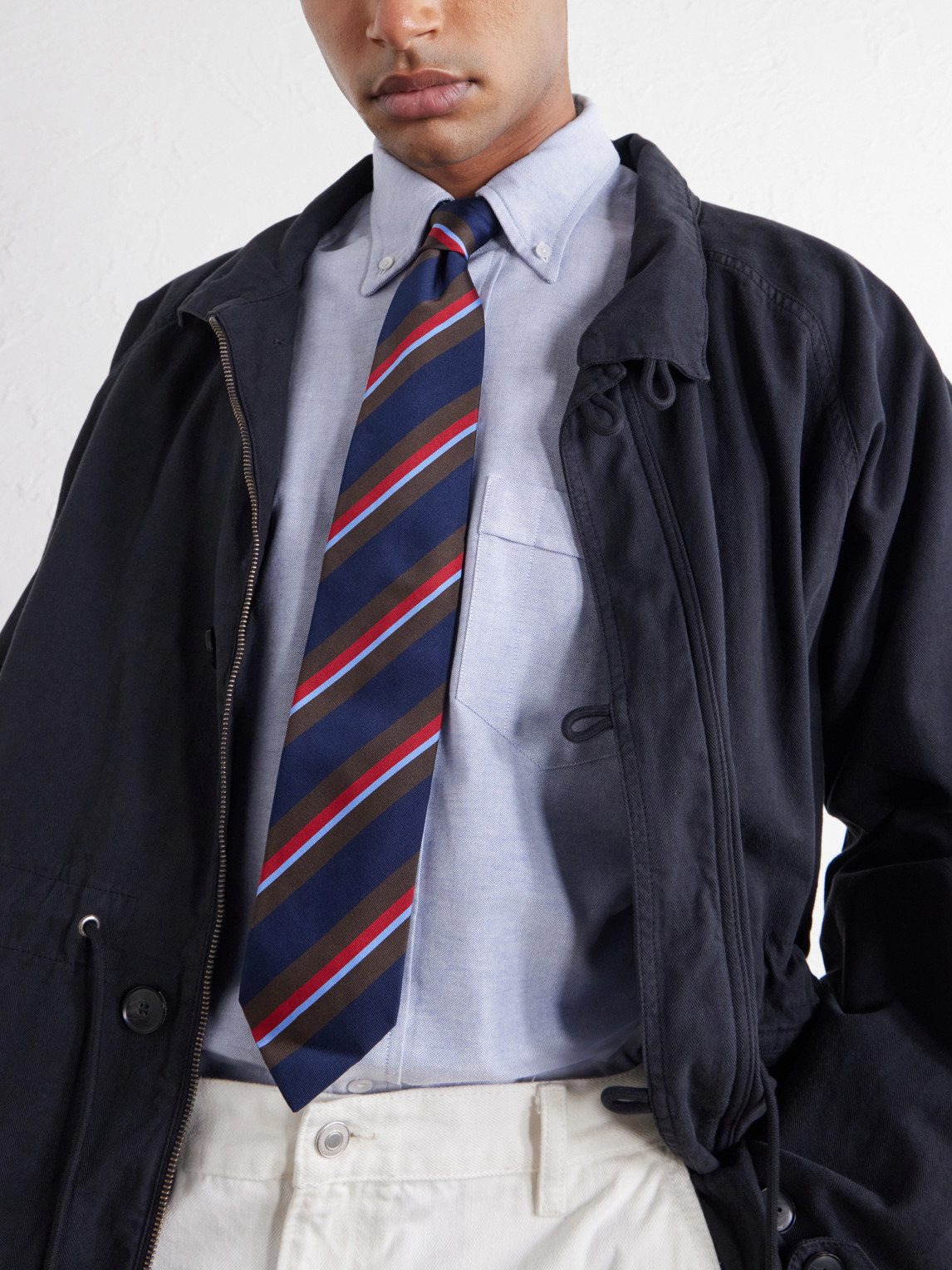 Button-Down Collar Cotton Oxford Shirt