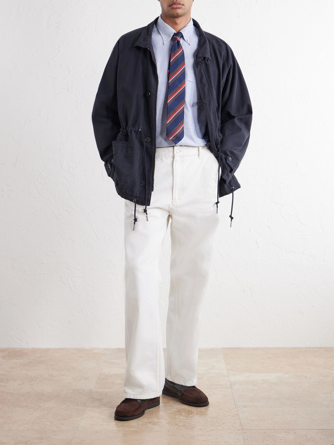 Button-Down Collar Cotton Oxford Shirt