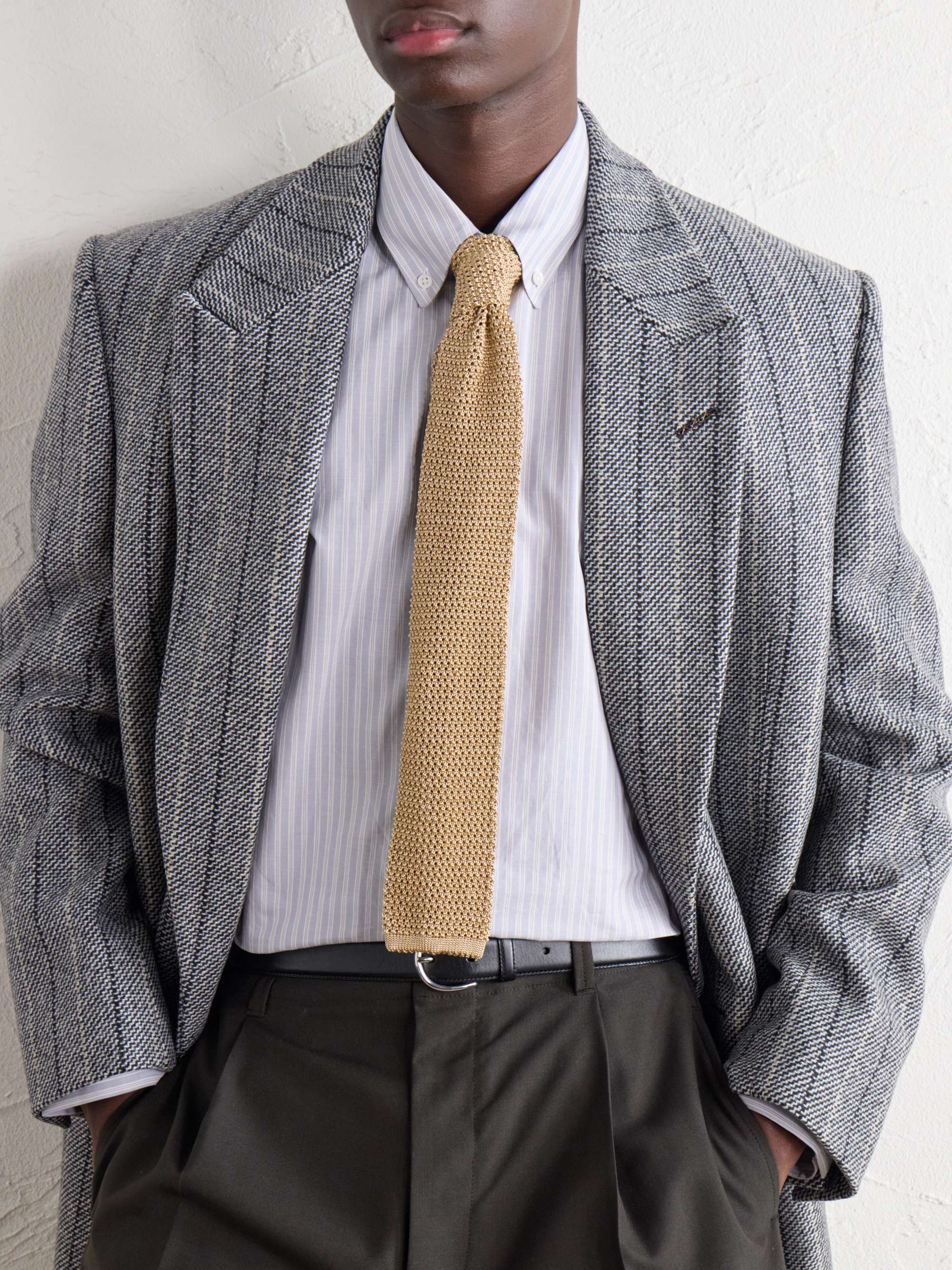 CHARVET 5cm Knitted Silk Tie